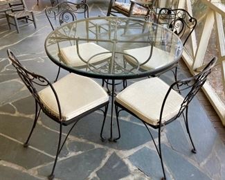 Wrought iron patio furniture sets