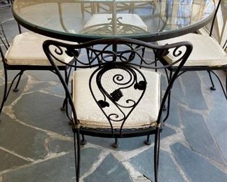 Wrought iron patio furniture sets