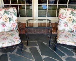Wrought iron patio furniture sets