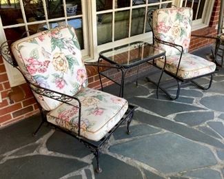 Wrought iron patio furniture sets