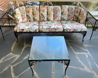 Wrought iron patio furniture sets