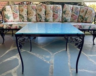 Wrought iron patio furniture sets