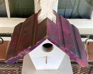 Wooden bird house