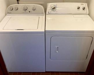 Whirlpool washer and dryer