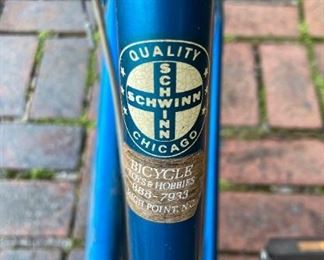 Vintage Schwinn bicycle