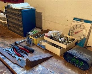 Vintage hand tools and hardware