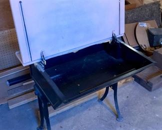 Vintage school desk