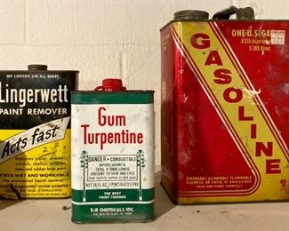 Vintage cans