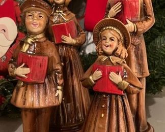 Vintage and modern Christmas decor