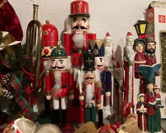 Vintage and modern Christmas decor