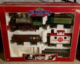 Vintage and modern Christmas decor