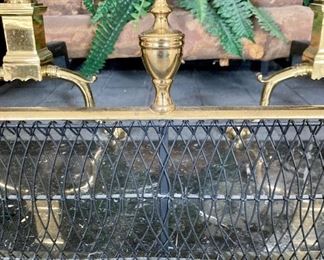 Fireplace andirons and other accessories