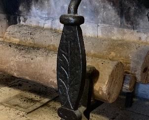 Fireplace andirons and other accessories