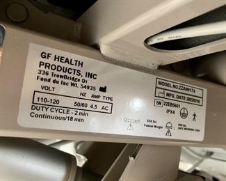 Basic American Zenith series hospital adjustable bed