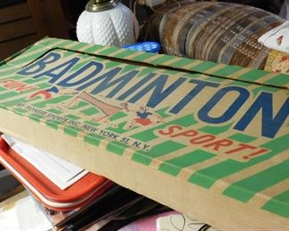 Vintage Badminton Set in Box