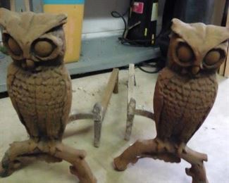 Fireplace Owl Irons