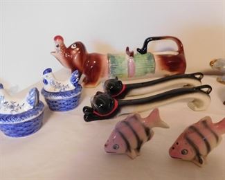 Large Collection of Unique Salt and Pepper Shakers