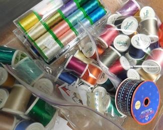 Assortment of Thread/Ribbon