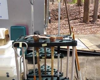 Lots of yard and garden tools!