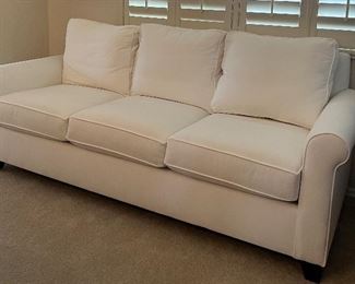 Beautiful Pottery Barn Rolled Arm Sofa
