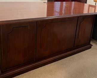 Executive Desk w Finished Front
