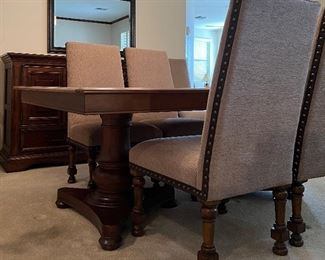 Ashley Dining Table with Chairs and Buffet