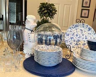 C&R Stoneware Blue and White