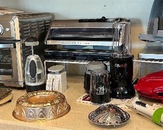 Foodsaver, Cuisinart, Nutribullet, NuWave, Rival Crockpot, Westbend StirCrazy, Mr. Coffee