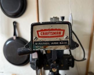 Craftsman 9” Radial Arm Saw