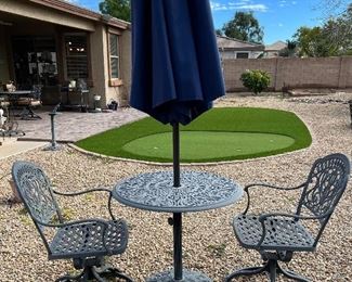 Bistro Set, Umbrella