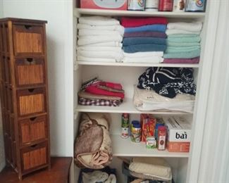 Linen closet and small furniture