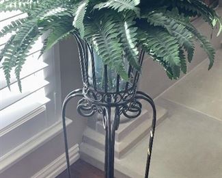 Silk Plant on Wrought Iron stand