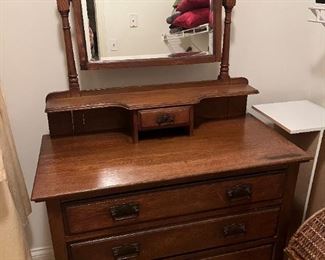 dresser w/mirror - $50