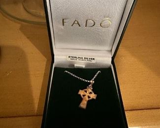 Fado Sterling Celtic cross
