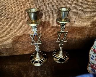 Star of David Candle 