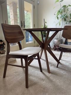 Mid-century modern table and chairs