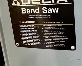 Band saw-Delta