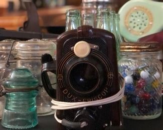 Vintage Dux Episcop Projector
Vintage 50s Handy Hannah Hair Stylist Dryer with stand