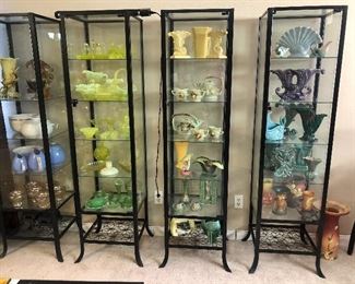 Vintage/Antique: Vasoline Glass/Uranium Glass 
Vintage/Antique Pottery: McCoy, Hull, Roseville, Gonder, Shawnee USA, and Royal Haegar 