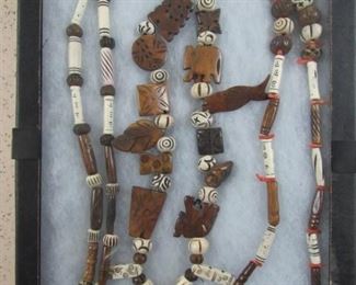 Buffalo Horn & Bone Indian Necklaces
