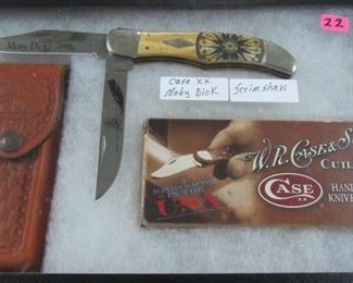 Case XX Moby Dick Scrimshaw Collectors Knife