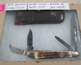 1979 German Kissing Crane Knife - #232 of 300 Made
