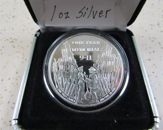 1 Troy Ounce Silver One Year Memorial 9-11 
