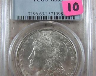 PCGS 1890 Morgan Silver Dollar