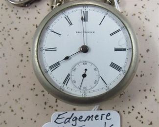 Edgemere 12 Jewel Pocket Watch