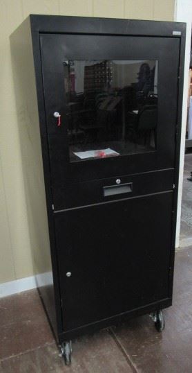 1 of 2 New Metal Storage Cabinets w/Keys