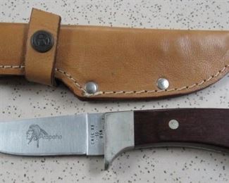 Case XX Hunting Knife w/Arapaho Indian on Blade