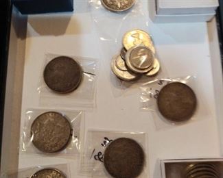 Part of coin collection 