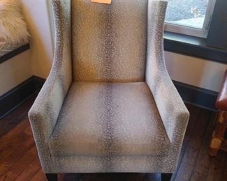 Lee Industries furniture-antelope stone fabric armchairs 