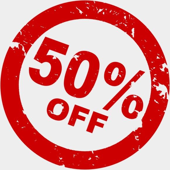 MOST ITEMS are reduced to half price during our final day at this sale! SOME EXCEPTIONS may apply (items that are reduced but not to half). TODAY ONLY! Come see us!